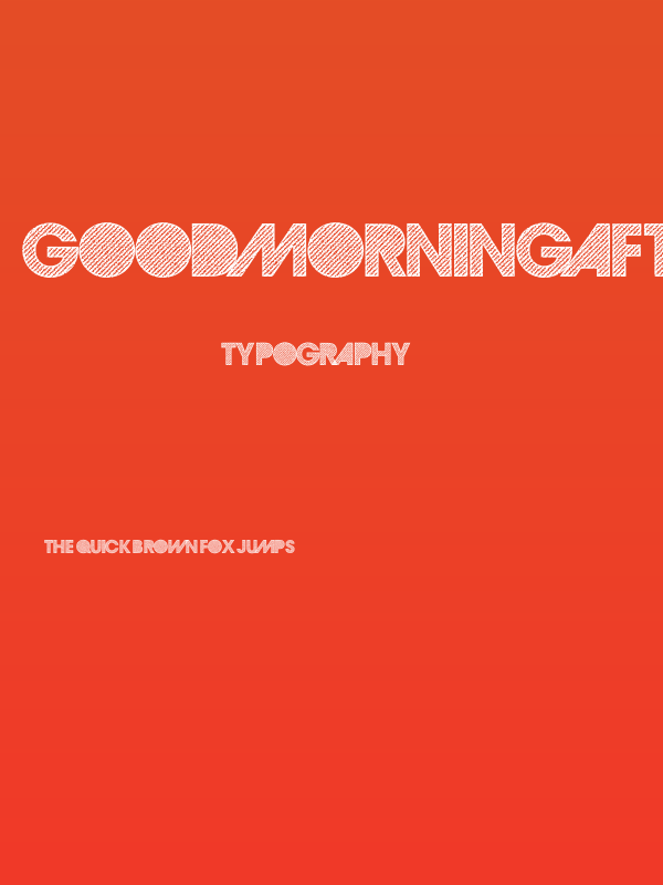 GoodMorningAfternoonDEMO Poster