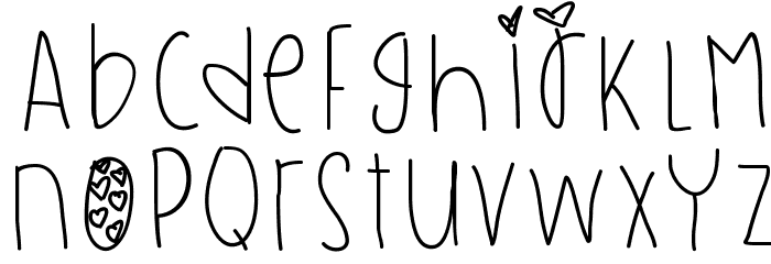 GoodNeighbor Font LOWERCASE