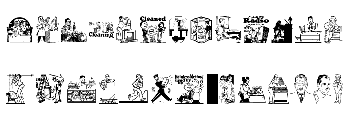 GoodOldEyeCatchers Font LOWERCASE