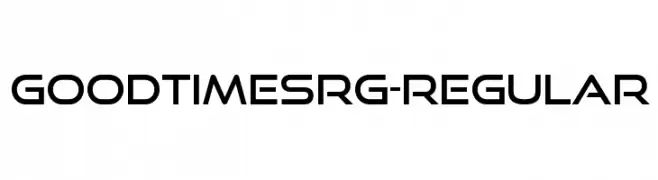 GoodTimesRg-Regular  font caratteri gratis