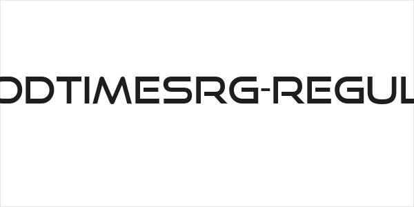 GoodTimesRg-Regular Logo