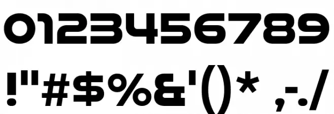 GoodTimingRg-Bold Font OTHER CHARS