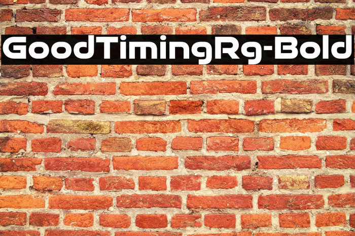 GoodTimingRg-Bold Example 2