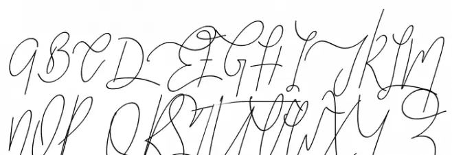 GoodWish Italic Schriftart Groß