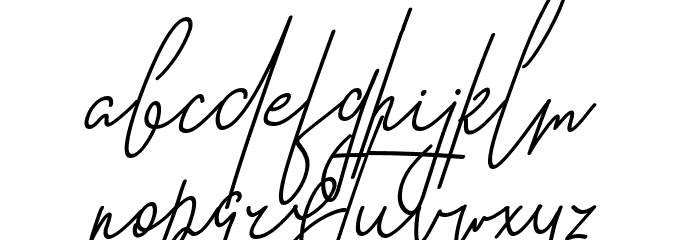 GoodWish Italic Font LOWERCASE