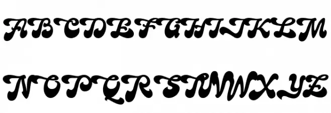 Goodbees Schriftart Groß