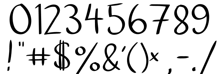 Goodboy Font OTHER CHARS