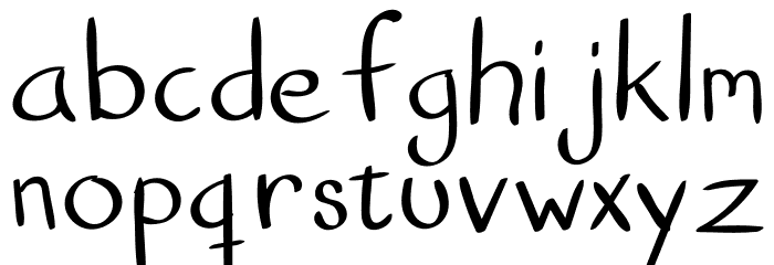 Goodboy Font LOWERCASE