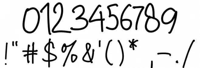 Goodboys - Personal Use Шрифта ДРУГИЕ символов