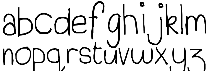 Goodbye 4 now, goodbye 4 good Font LOWERCASE