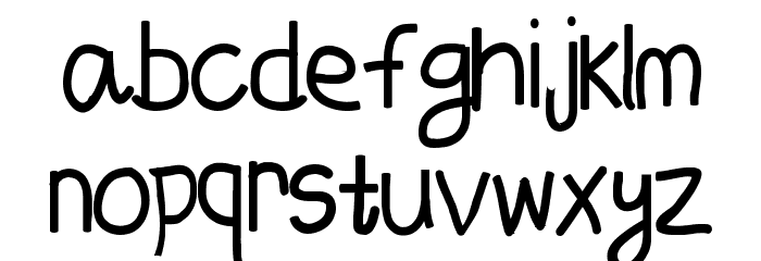 Goodbye My Lover Font LOWERCASE