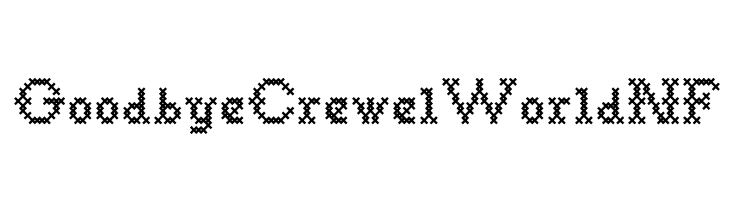 GoodbyeCrewelWorldNF  font caratteri gratis