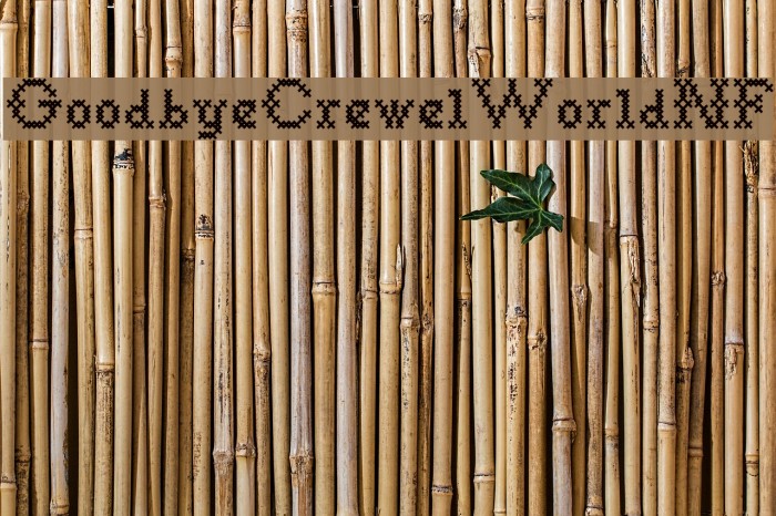 GoodbyeCrewelWorldNF Example 1