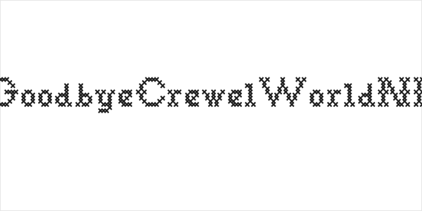 GoodbyeCrewelWorldNF Logo