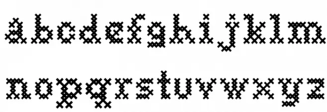 GoodbyeCrewelWorldNF Font LOWERCASE