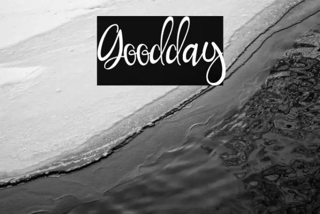 Goodday Font examples