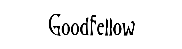 Goodfellow  font caratteri gratis