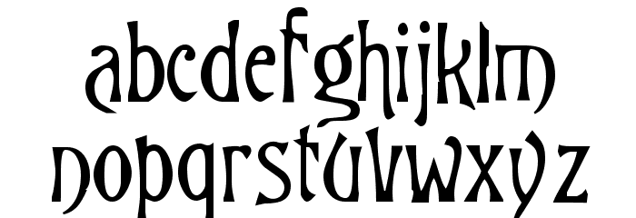 Goodfellow Font LOWERCASE