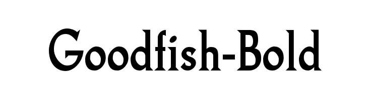 Goodfish-Bold Font