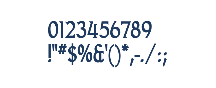 Goodfish-Bold Other Characters