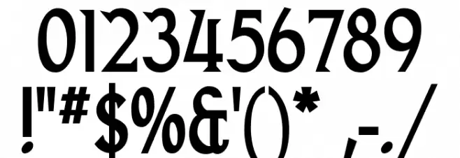 Goodfish-Bold Font OTHER CHARS