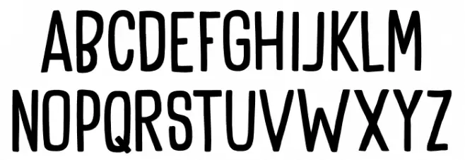 Goodie Bag DEMO Regular Schriftart Groß