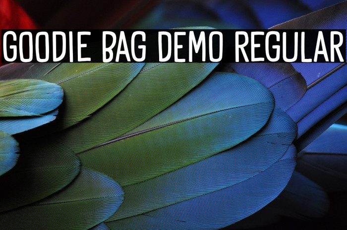 Goodie Bag DEMO Regular Font examples