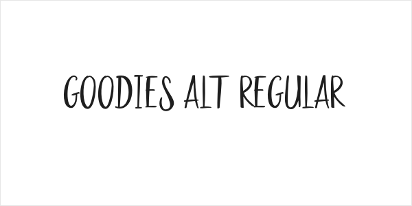 Goodies Alt2 Regular Logo