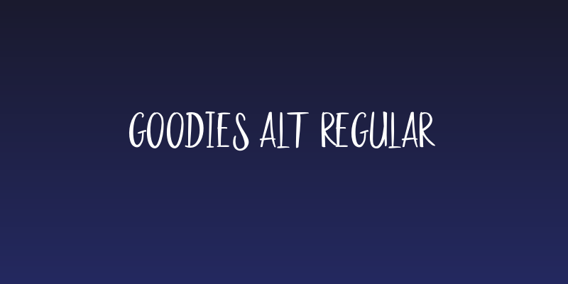 Goodies Alt2 Regular Social Header