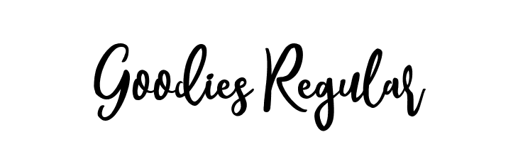 Goodies Regular  Fuentes Gratis Descargar