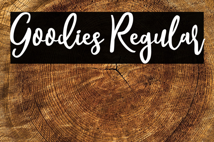 Goodies Regular Example 3