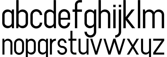 Goodlight Light Font LOWERCASE