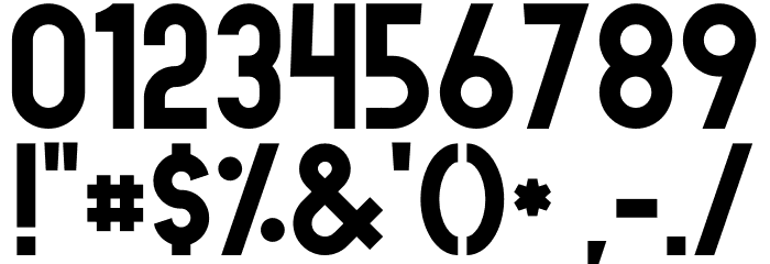Goodlight Font OTHER CHARS