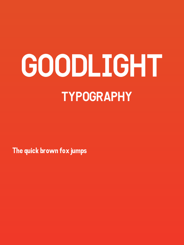 Goodlight Poster
