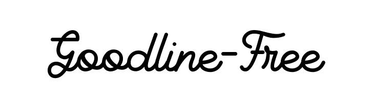 Goodline-Free Font - FFonts.net