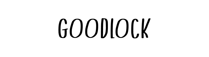 Goodlock  Скачать бесплатные шрифты