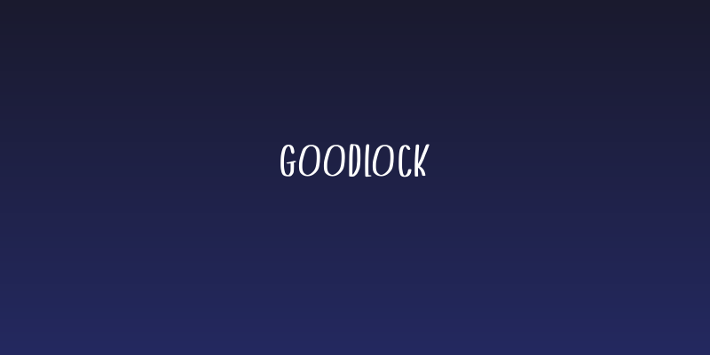 Goodlock Social Header