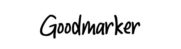 Goodmarker  Frei Schriftart Herunterladen