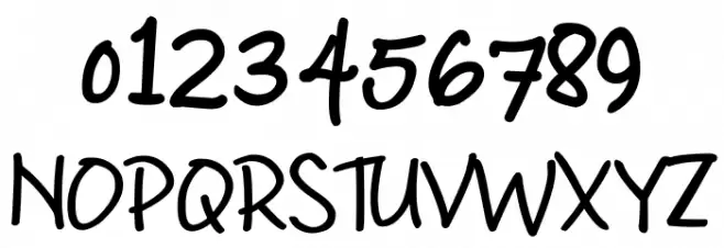 Goodmarker Font OTHER CHARS