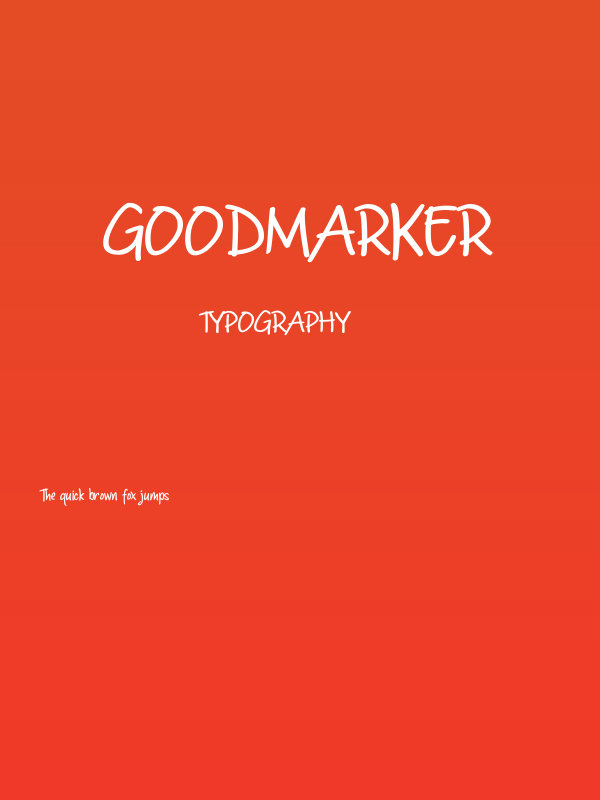 Goodmarker Poster