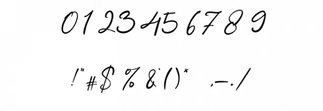 Goodness Matters Font OTHER CHARS