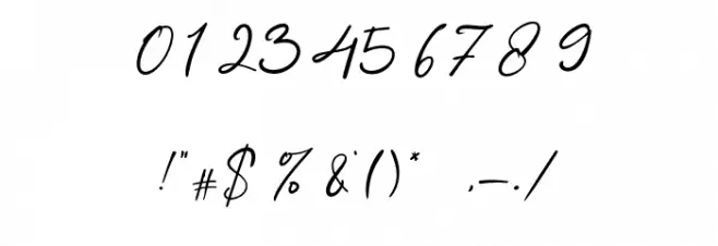 GoodnessMatters Font OTHER CHARS