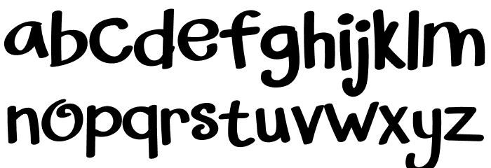 Goodnight Goodie Font LOWERCASE