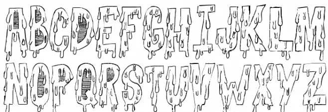 GoodnightFreak-Regular Fuentes MAYÚSCULAS