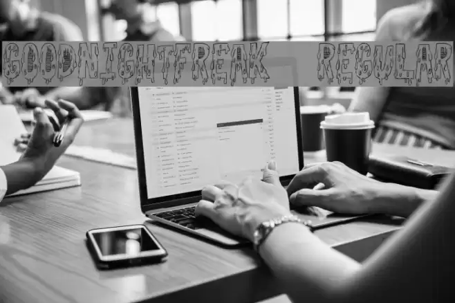 GoodnightFreak-Regular Font examples