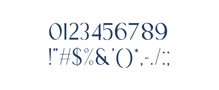 GoodnightLondonSans-Regular Other Characters