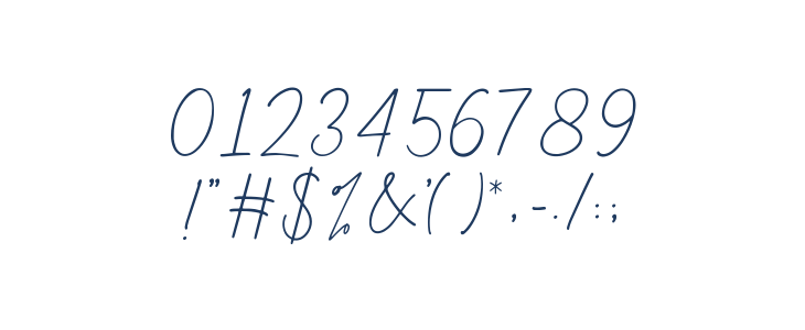 GoodnightLondonScript-Regular Other Characters