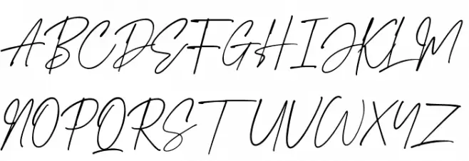 GoodnightLondonScript-Regular خط أحرف كبيرة