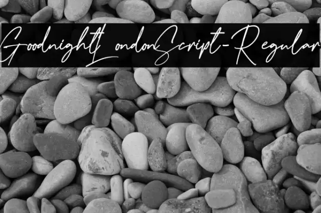 GoodnightLondonScript-Regular خط examples