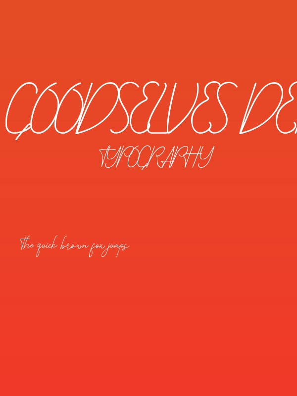 Goodselves Demo Poster